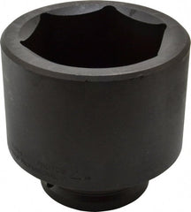 Proto - 1-1/2" Drive 4" Standard Impact Socket - 6 Points, 5-1/2" OAL - Exact Tooling