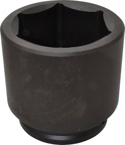 Proto - 1-1/2" Drive 4-1/4" Standard Impact Socket - 6 Points, 5-3/4" OAL - Exact Tooling
