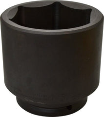 Proto - 1-1/2" Drive 4-3/4" Standard Impact Socket - 6 Points, 6-1/4" OAL - Exact Tooling