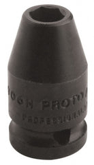 Proto - 1/4" Drive 9/32" Standard Impact Socket - 6 Points, 7/8" OAL - Exact Tooling