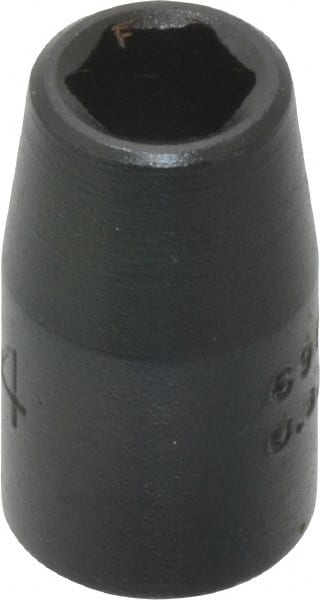 Proto - 1/4" Drive 1/4" Standard Impact Socket - 6 Points, 7/8" OAL - Exact Tooling