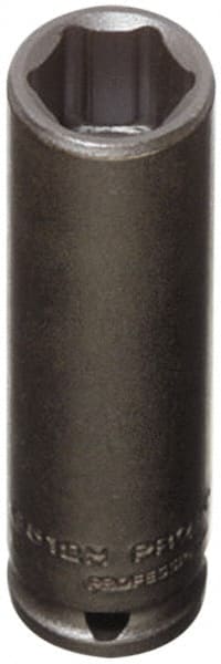 Proto - 1/4" Drive 3/16" Deep Impact Socket - 6 Points, 2" OAL - Exact Tooling