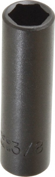 Proto - 1/4" Drive 3/8" Deep Impact Socket - 6 Points, 2" OAL - Exact Tooling