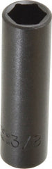 Proto - 1/4" Drive 3/8" Deep Impact Socket - 6 Points, 2" OAL - Exact Tooling