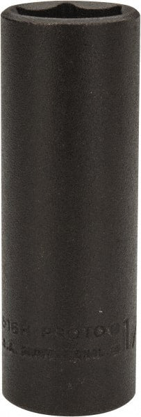 Proto - 1/4" Drive 1/2" Deep Impact Socket - 6 Points, 2" OAL - Exact Tooling