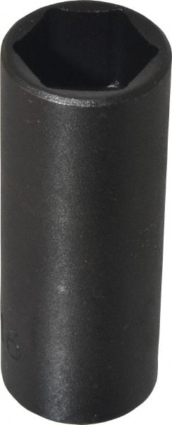 Proto - 1/4" Drive 9/16" Deep Impact Socket - 6 Points, 2" OAL - Exact Tooling