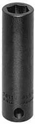 Proto - 1/4" Drive 7mm Deep Impact Socket - 6 Points, 2" OAL - Exact Tooling