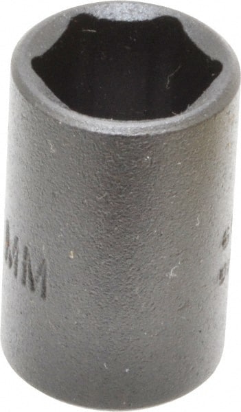 Proto - 1/4" Drive 10mm Standard Impact Socket - 6 Points, 7/8" OAL - Exact Tooling