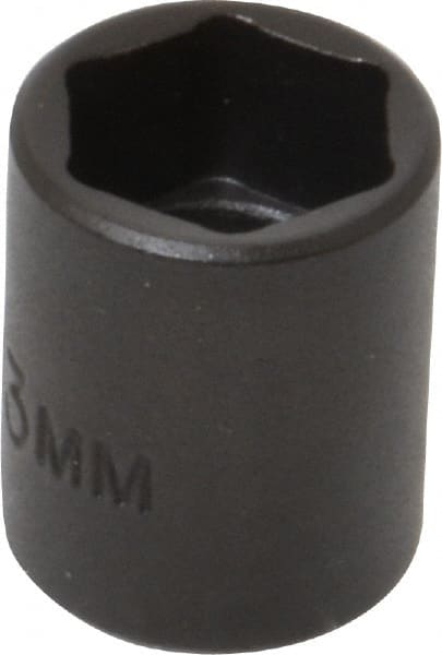 Proto - 1/4" Drive 13mm Standard Impact Socket - 6 Points, 7/8" OAL - Exact Tooling