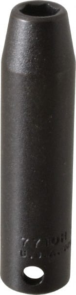 Proto - 3/8" Drive 5/16" Deep Impact Socket - 6 Points, 2-3/4" OAL - Exact Tooling