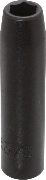 Proto - 3/8" Drive 3/8" Deep Impact Socket - 6 Points, 2-3/4" OAL - Exact Tooling