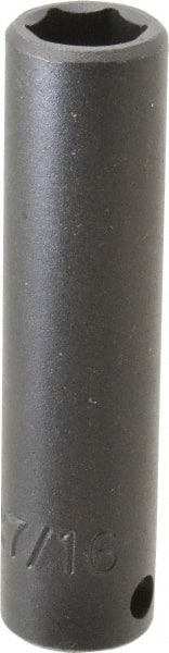 Proto - 3/8" Drive 7/16" Deep Impact Socket - 6 Points, 2-3/4" OAL - Exact Tooling