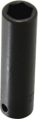 Proto - 3/8" Drive 1/2" Deep Impact Socket - 6 Points, 2-3/4" OAL - Exact Tooling