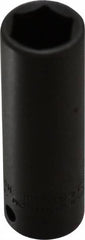Proto - 3/8" Drive 5/8" Deep Impact Socket - 6 Points, 2-3/4" OAL - Exact Tooling