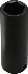 Proto - 3/8" Drive 11/16" Deep Impact Socket - 6 Points, 2-3/4" OAL - Exact Tooling