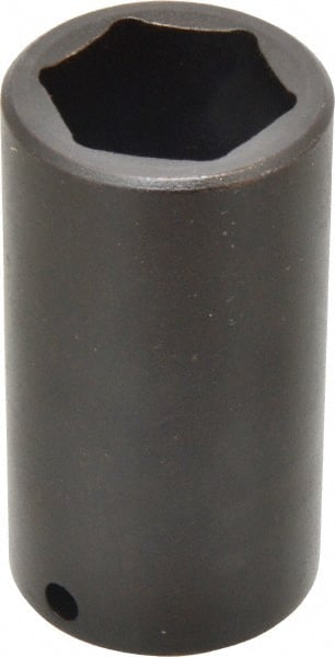 Proto - 3/8" Drive 1" Deep Impact Socket - 6 Points, 2-3/4" OAL - Exact Tooling