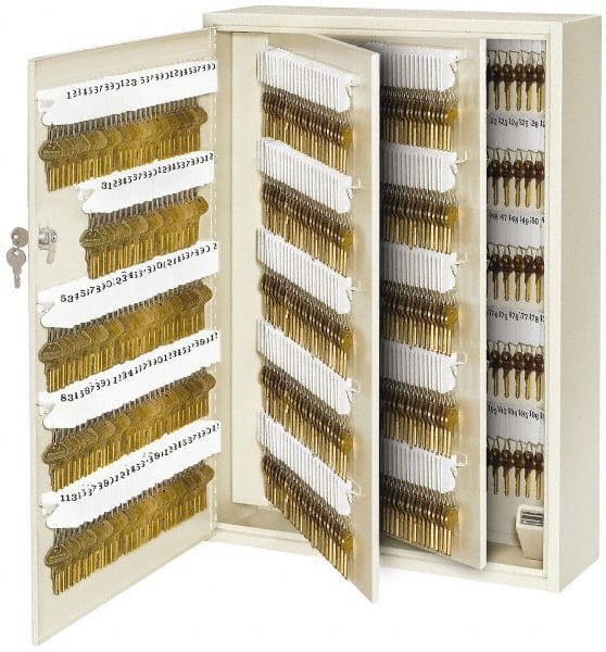 Master Lock - 730 Keys, Almond Key Storage Cabinet - 18" Wide x 7" Deep x 25-1/4" High - Exact Tooling