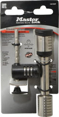 Master Lock - Keyed Different Barbell Receiver Padlock - Stainless Steel - Exact Tooling