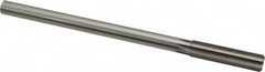 Made in USA - 1/2" High Speed Steel 6 Flute Chucking Reamer - Straight Flute, 0.4355" Straight Shank, 2" Flute Length, 8" OAL - Exact Tooling