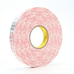 3M - Double Sided Tape; Material Family: Foam ; Length Range: 72 yd. and Larger ; Width (Inch): 1 ; Adhesive Material: Acrylic ; Thickness (mil): 15.0000 ; Length: 216 - Exact Tooling