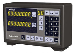 Mitutoyo - 2 Axes, Lathe & Milling Compatible DRO Counter - LED Display - Exact Tooling