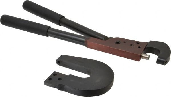 US Airtool - 2" Yoke Hand Rivet Squeezer - 3/32 to 5/32" Capacity - Exact Tooling