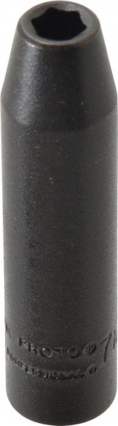 Proto - 3/8" Drive 7mm Deep Impact Socket - 6 Points, 2-47/64" OAL - Exact Tooling