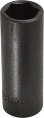 Proto - 3/8" Drive 18mm Deep Impact Socket - 6 Points, 2-47/64" OAL - Exact Tooling