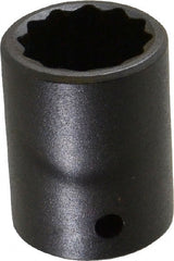 Proto - 1/2" Drive 7/8" Standard Impact Socket - 12 Points, 1-5/8" OAL - Exact Tooling