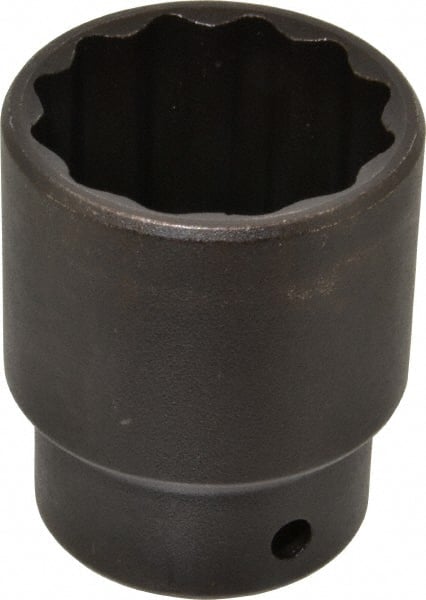 Proto - 1/2" Drive 1-7/16" Standard Impact Socket - 12 Points, 2-15/64" OAL - Exact Tooling