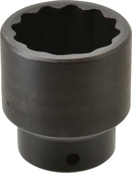 Proto - 1/2" Drive 1-1/2" Standard Impact Socket - 12 Points, 2-15/64" OAL - Exact Tooling