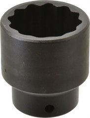 Proto - 1/2" Drive 1-1/2" Standard Impact Socket - 12 Points, 2-15/64" OAL - Exact Tooling