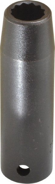 Proto - 1/2" Drive 1/2" Deep Impact Socket - 12 Points, 3-1/4" OAL - Exact Tooling
