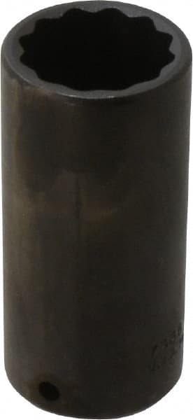 Proto - 1/2" Drive 1-3/16" Deep Impact Socket - 12 Points, 3-1/2" OAL - Exact Tooling