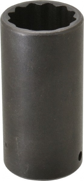 Proto - 1/2" Drive 1-1/4" Deep Impact Socket - 12 Points, 3-1/2" OAL - Exact Tooling
