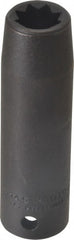 Proto - 1/2" Drive 7/16" Deep Impact Socket - 8 Points, 3-1/4" OAL - Exact Tooling