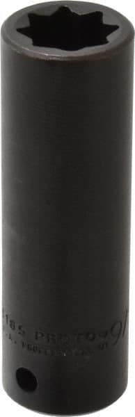Proto - 1/2" Drive 9/16" Deep Impact Socket - 8 Points, 3-1/4" OAL - Exact Tooling