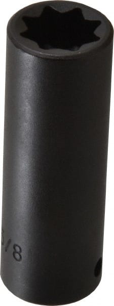 Proto - 1/2" Drive 5/8" Deep Impact Socket - 8 Points, 3-1/4" OAL - Exact Tooling