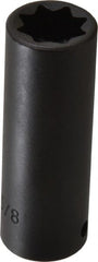 Proto - 1/2" Drive 5/8" Deep Impact Socket - 8 Points, 3-1/4" OAL - Exact Tooling
