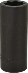 Proto - 1/2" Drive 3/4" Deep Impact Socket - 8 Points, 3-1/4" OAL - Exact Tooling