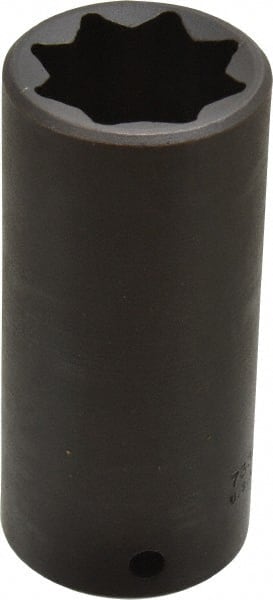 Proto - 1/2" Drive 15/16" Deep Impact Socket - 8 Points, 3-1/2" OAL - Exact Tooling