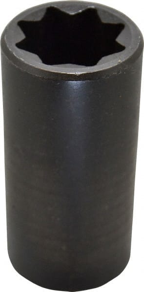 Proto - 1/2" Drive 1" Deep Impact Socket - 8 Points, 3-1/2" OAL - Exact Tooling