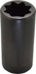 Proto - 1/2" Drive 1" Deep Impact Socket - 8 Points, 3-1/2" OAL - Exact Tooling