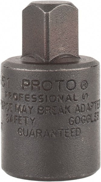 Proto - 3/8 Male 1/2 Female Impact Drive Adapter - 1-7/16" OAL - Exact Tooling