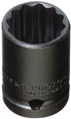 Proto - 1/2" Drive 14mm Standard Impact Socket - 12 Points, 1-1/2" OAL - Exact Tooling