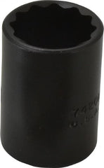 Proto - 1/2" Drive 20mm Standard Impact Socket - 12 Points, 1-1/2" OAL - Exact Tooling