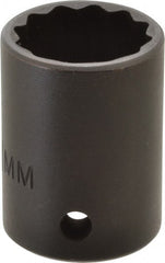 Proto - 1/2" Drive 21mm Standard Impact Socket - 12 Points, 1-1/2" OAL - Exact Tooling