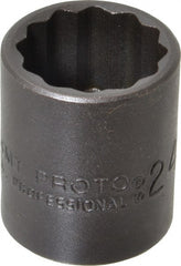 Proto - 1/2" Drive 24mm Standard Impact Socket - 12 Points, 1-1/2" OAL - Exact Tooling