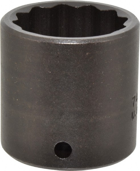 Proto - 1/2" Drive 32mm Standard Impact Socket - 12 Points, 2" OAL - Exact Tooling