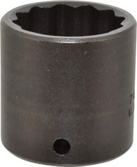 Proto - 1/2" Drive 32mm Standard Impact Socket - 12 Points, 2" OAL - Exact Tooling